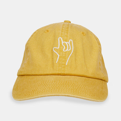 Supporters Cap - Washed Yellow