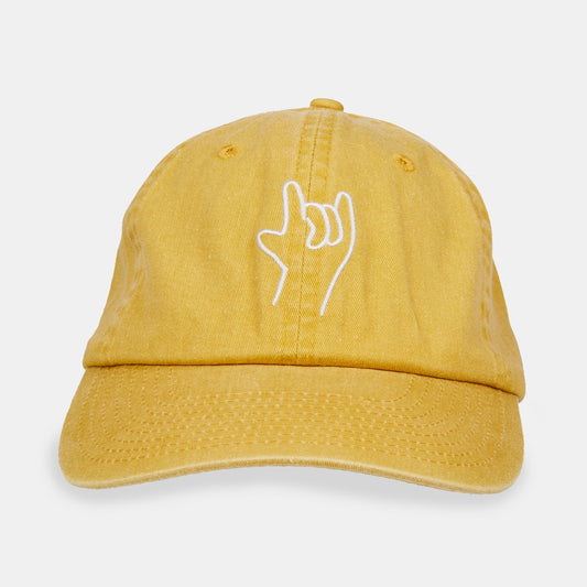 Supporters Cap - Washed Yellow